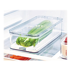 Organizador Refrigerador Transparente Con Tapa Acrílico. 5