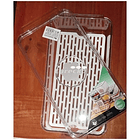 Organizador Refrigerador Transparente Con Tapa Acrílico. 3