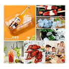 Bandeja Para Cubitos De Hielo Con Tapa Y Contenedor  10