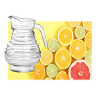 Jarra De Vidrio Glass Jug 1500 Ml  4