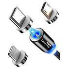 Cable De Carga Magnético Intercambiable De Tres Puntas 2