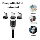 Cable De Carga Magnético Intercambiable De Tres Puntas 3