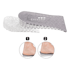 Taloneras Plantillas Silicona Unisex Para Aumentar Altura 8