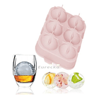 Cubeta De Hielo Silicona Redondo Whisky Tragos Coctel 3