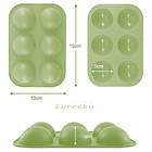 Cubeta De Hielo Silicona Redondo Whisky Tragos Coctel 9