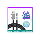 Cable Usb Silicona Líquida Carga Súper Rápida Tipo-c - 120w 10