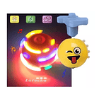 Pack 2 Trompos Luces Emoji Con Movimiento Música Divertido 4