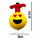 Pack 2 Trompos Luces Emoji Con Movimiento Música Divertido 10