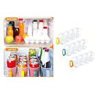 Organizador Latas Botellas Portátil Refrigerador Cocina 1