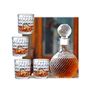 Set Licorera + 4 Vasos Vidrio Calidad, Whisky - Birmingham 1