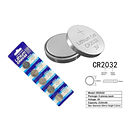 Pack 5 Pila Botón Litio Cr2032 3v Batería 220 Mah 6