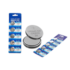 Pack 5 Pila Botón Litio Cr2032 3v Batería 220 Mah 7