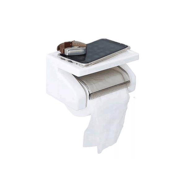 Dispensador Papel Higiénico Con Soporte Celular 2