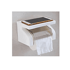 Dispensador Papel Higiénico Con Soporte Celular 4