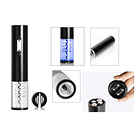 Sacacorcho Abridor Eléctrico Descorchador Destapador Vino 6