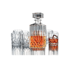 Set Licorera + 6 Vasos Vidrio Calidad, Whisky - Birmingham 1