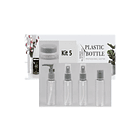 Kit De Viaje Portátil Botella De Vacío Dispensador Líquidos 5