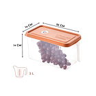 Organizador De Refrigerador Con Tapa Apilable Colores 4