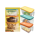 Organizador De Refrigerador Con Tapa Apilable Colores 5