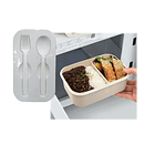 Tapper Lonchera Para Microondas 2 Divisiones Lunch Box 3