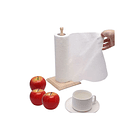 Porta Nova Porta Toalla Madera Porta Rollo Base Cuadrada 2