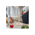 Porta Nova Porta Toalla Madera Porta Rollo Base Cuadrada 1