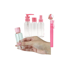 Kit De Viaje Portátil Botella De Vacío Dispensador Líquidos 1