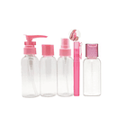 Kit De Viaje Portátil Botella De Vacío Dispensador Líquidos 9