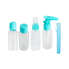 Kit De Viaje Portátil Botella De Vacío Dispensador Líquidos 8