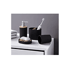 Set De Baño 4 Piezas Ducha Elegante Bambu Dispensadores 11