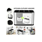 Escurridor De Cubierto Utensilios Cocina Acero Inoxidable 4