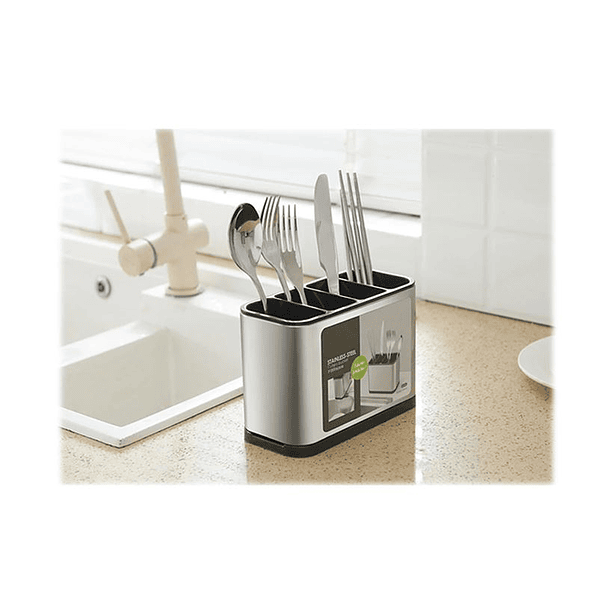 Escurridor De Cubierto Utensilios Cocina Acero Inoxidable 7