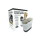 Escurridor Secador Cubierto Utensilios Organizador Servicio 7