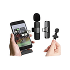 Micrófono Inalámbrico Solapa Lavalier Para Celular Tipo C 2