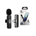 Micrófono Inalámbrico Solapa Lavalier Para Celular Tipo C 3