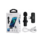 Micrófono Inalámbrico Solapa Lavalier Para Celular Tipo C 7