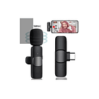 Micrófono Inalámbrico Solapa Lavalier Para Celular Tipo C 8