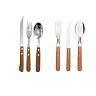 Set De Cubiertos Para Servicio Pack 18 Unidades Inoxidable 2