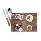 Set De Cubiertos Para Servicio Pack 18 Unidades Inoxidable 8