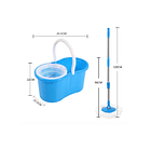 Mopa Giratoria 360° Paño Trapeador Trapero + Canasto 6