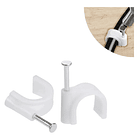 Grapa/grampa Clavo Para Clip De Cable 8 mm 40 Unid Blanco- COPIAR 3