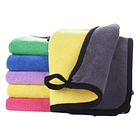 5 Toallas Microfibra Gruesas Limpia Auto Paño Mágico 40x30 2