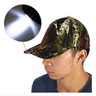 Jockey Gorra Caza Camping Pesca Luces Led 5