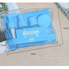 Kit De Viaje Portátil Botella De Vacío Dispensador Líquidos 10