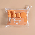 Kit De Viaje Portátil Botella De Vacío Dispensador Líquidos 8