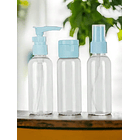 Kit De Viaje Portátil Botella De Vacío Dispensador Líquidos 3