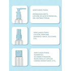 Kit De Viaje Portátil Botella De Vacío Dispensador Líquidos 8