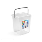 Pack 2 Contenedor Detergente Polvo Con Poruña Transparente 4