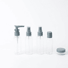 Kit De Viaje Portátil Botella De Vacío Dispensador Líquidos 7