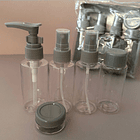 Kit De Viaje Portátil Botella De Vacío Dispensador Líquidos 8
